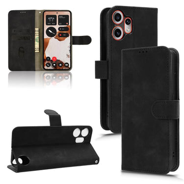 Skin Feel Magnetic Flip Leather Phone Case For Nothing Phone 3a