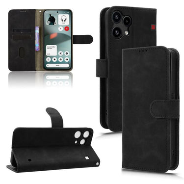 Skin Feel Magnetic Flip Leather Phone Case, For Nothing Phone 3a