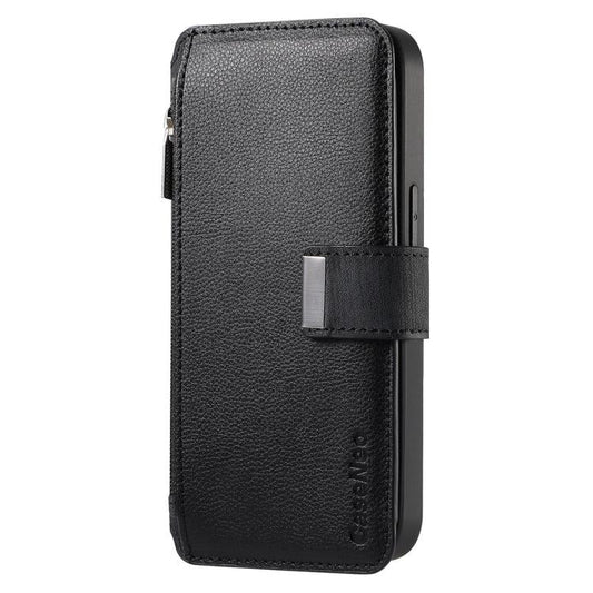CaseNeo MagSafe RFID Anti-theft Zipper Wallet Retro Leather Phone Case, For Galaxy S25 Edge 5G, For Galaxy S25 5G, For Galaxy S25+ 5G, For Galaxy S25 Ultra 5G
