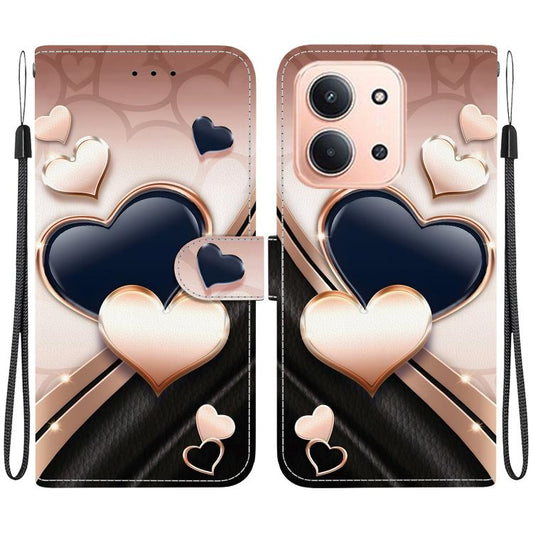 Crystal Texture Colored Drawing Leather Phone Case, For Redmi A5 4G 173.3mm, For Redmi A5 4G 171.7mm