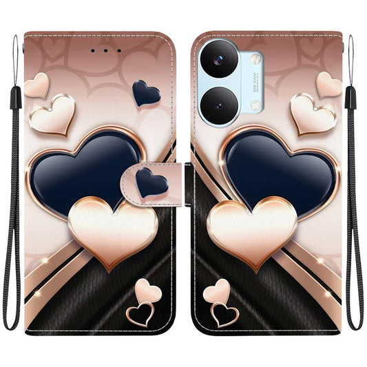 Crystal Texture Colored Drawing Leather Phone Case, For Redmi Turbo 5 5G / Poco X8 Pro 5G, For Redmi Note 15 Pro 4G Global 163.2mm