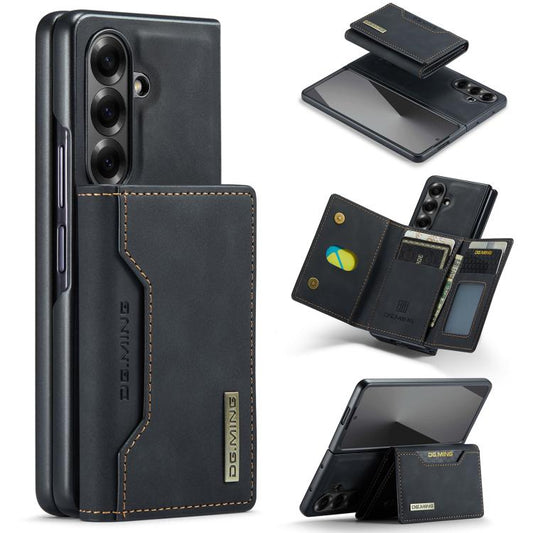 Series 3-Fold Multi Card Bag hybrid Magnetic Phone Case with Long Lanyard For Galaxy Z Fold7 5G,Samsung Galaxy Z Flip7 5G