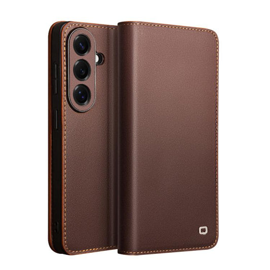 QIALINO Classic Gen2 Genuine Leather Phone Case, For Samsung Galaxy S26+ 5G, For Samsung Galaxy S26 Ultra 5G, For Samsung Galaxy S26 5G
