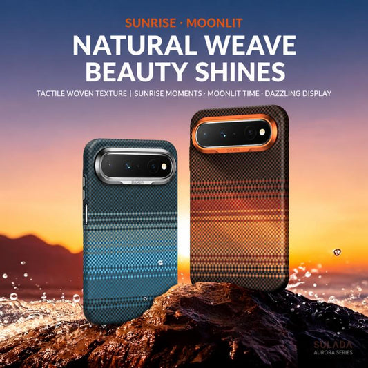 SULADA Kevlar Woven Texture Magnetic Leather Phone Case, For Huawei Pura X View, For Huawei Pura 90 Pro Max 5G, For Huawei Pura 90 Pro 5G, For Huawei Mate 80 RS Ultimate, For Huawei Mate 80 Pro Max, For Huawei Mate 80 / Mate 80 Pro
