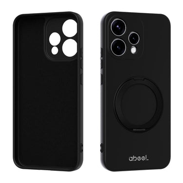 ABEEL Skin-friendly Feel Magnetic Liquid Silicone Phone Case with Holder, For OPPO Reno15 5G Global, For OPPO Find X9, For OPPO Find X9 Pro