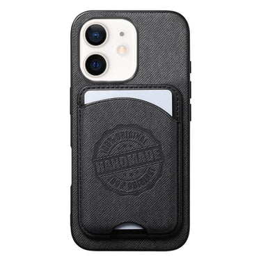 Twill Texture Vegan Leather Magnetic Phone Cover with Detachable Card Holder, For iPhone 12 mini, For iPhone 11 Pro Max, For iPhone 11