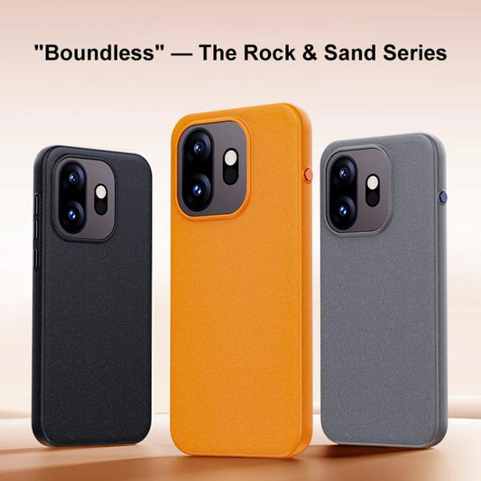 Boundless Series Rock Sand Magnetic Phone Case, For OnePlus 15T, For OnePlus 15