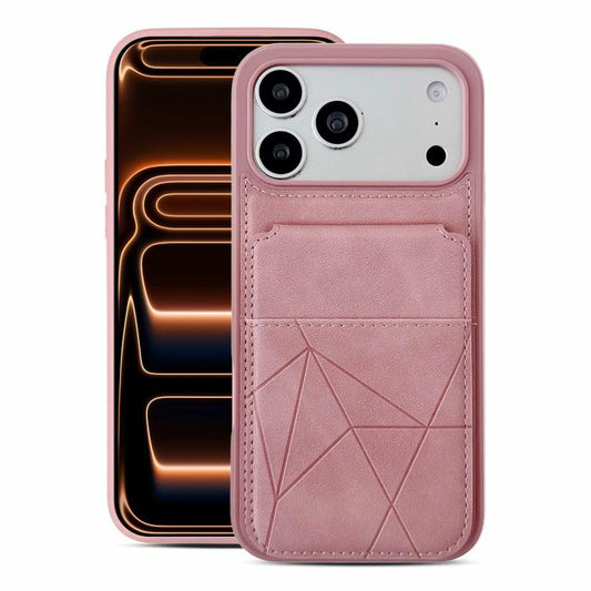 Multifunctional Vertical Flip Card Wallet Holder Vegan Leather Back Phone Case, For iPhone 17 Pro Max, For iPhone 17 Pro, For iPhone 17