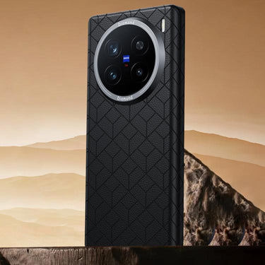 Rubik Cube Series Embossed Grid Pattern Magnetic Phone Case, For vivo X200, For vivo X200 Pro mini, For vivo X200 Pro, For vivo X100s
