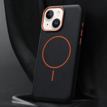 Elephant Leather Full Coverage Magnetic Microfiber Leather PC Phone Case, For iPhone 15 Plus / 14 Plus, For iPhone 15, For iPhone 14 / 13