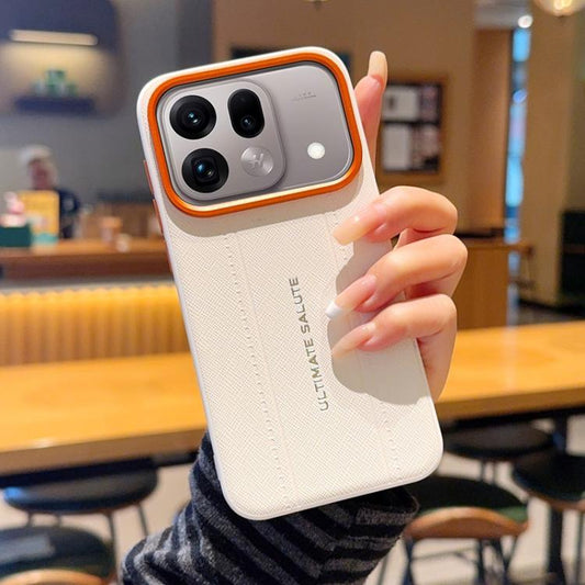 Metal Camera Lens Frame Buttons Vegan Leather Phone Case, For OPPO Find X9s Pro 5G, For OPPO Find X9 Ultra 5G, For OPPO Reno15 Pro Max 5G Global, For OPPO Reno15 Pro 5G Global, For OPPO Reno15 5G Global, For OPPO Find X9