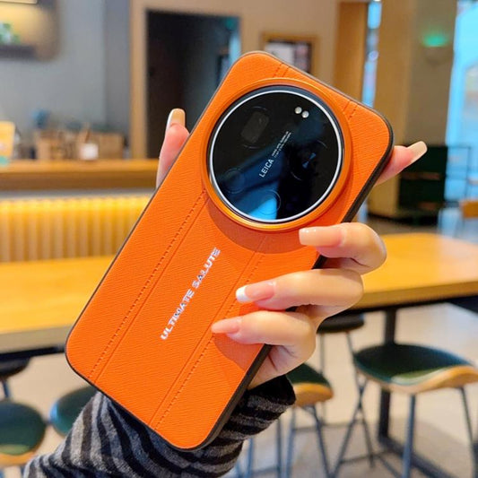 Metal Camera Lens Frame Buttons Vegan Leather Phone Case, For Xiaomi 17 Ultra, For Xiaomi 17 Pro Max, For Xiaomi 17 Pro, For Xiaomi 17, For Xiaomi 15S Pro, For Xiaomi 15 Ultra