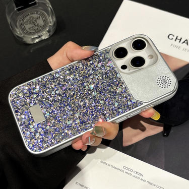 Starry Sequin Diamond PC Phone Case, For iPhone 16 Pro, For iPhone 16 Plus, For iPhone 16, For iPhone 15 Pro Max