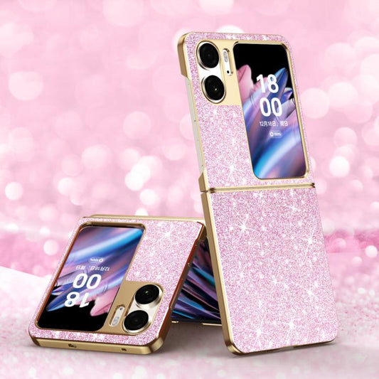 Electroplate Glittery Shockproof Phone Case, For OPPO Find N2 Flip