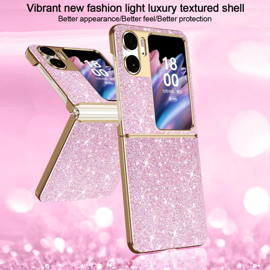 Electroplate Glittery Shockproof Phone Case, For OPPO Find N2 Flip