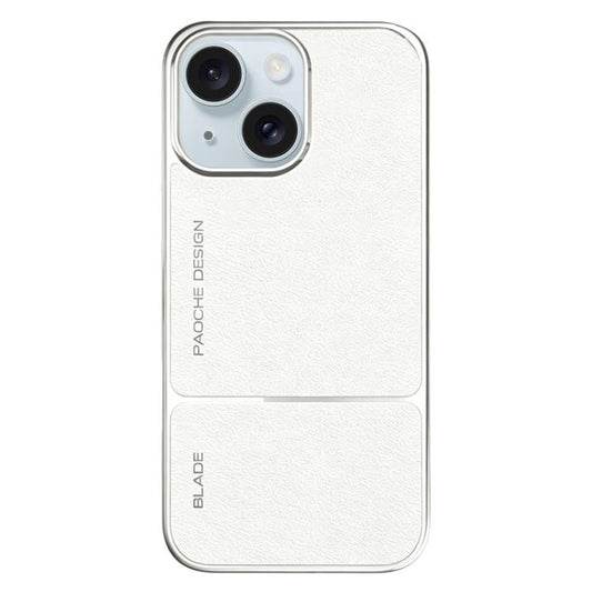 Electroplated Magnetic PC Hybrid PU Phone Case, For iPhone 15, For iPhone 14, For iPhone 14 Pro, For iPhone 14 Pro Max, For iPhone 13