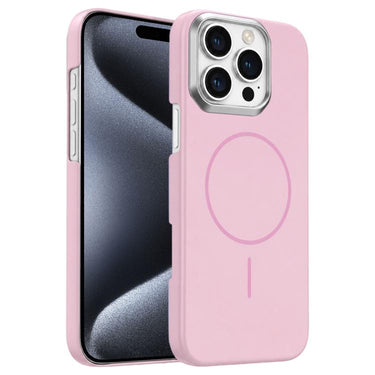 Gold Armor PC Thin Circle MagSafe Shockproof Phone Case, For iPhone 15 Pro Max, For iPhone 15 Pro