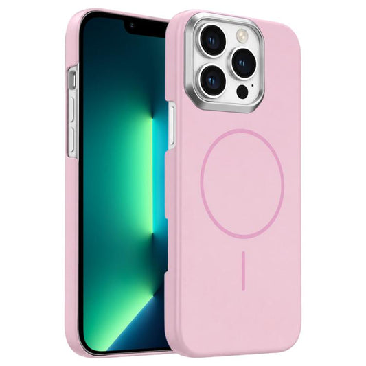 Gold Armor PC Thin Circle MagSafe Shockproof Phone Case, For iPhone 13 Pro Max, For iPhone 13 Pro