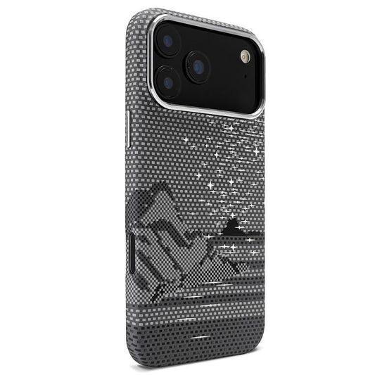 Kevlar Texture Water Sticker Magnetic Phone Case, For iPhone 17 Pro Max, For iPhone 17 Pro, For iPhone 17, For iPhone Air, For iPhone 16 Pro Max, For iPhone 16 Pro, For iPhone 16, For iPhone 15 Pro Max