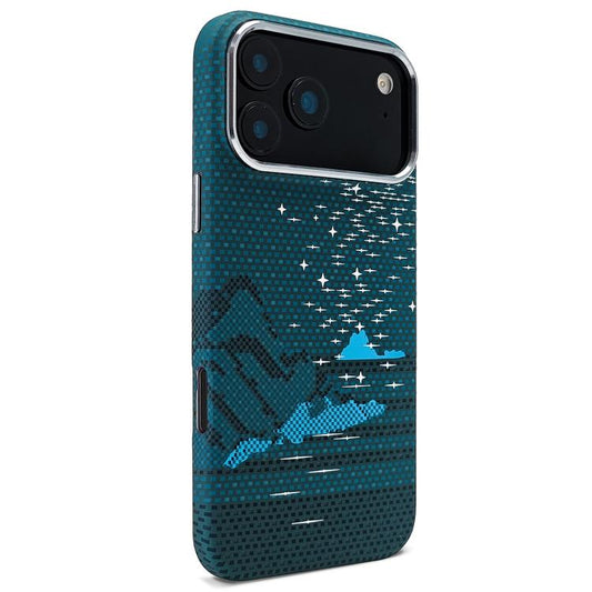 Kevlar Texture Water Sticker Magnetic Phone Case, For iPhone 17 Pro Max, For iPhone 17 Pro, For iPhone 17, For iPhone Air, For iPhone 16 Pro Max, For iPhone 16 Pro, For iPhone 16, For iPhone 15 Pro Max
