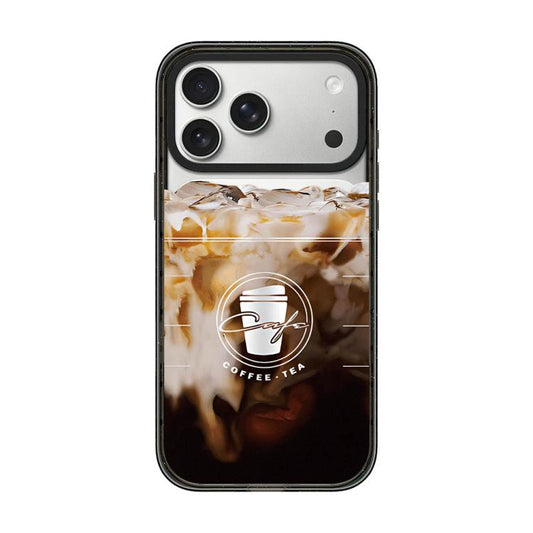Matcha Latte Cake Pattern Magnetic Acrylic TPU Phone Case, For iPhone 17 Pro Max, For iPhone 17 Pro, For iPhone 17, For iPhone Air