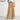 High-Waisted Wide-Leg Women Pants M / Khaki