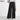High-Waisted Wide-Leg Women Pants L / Black