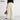 High-Waisted Wide-Leg Women Pants L / Beige