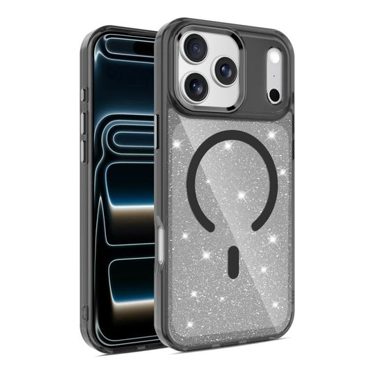 Luxury Glitter TPU + PC Magnetic Phone Case, For iPhone 17 Pro Max, For iPhone 17 Pro, For iPhone 17, For iPhone Air