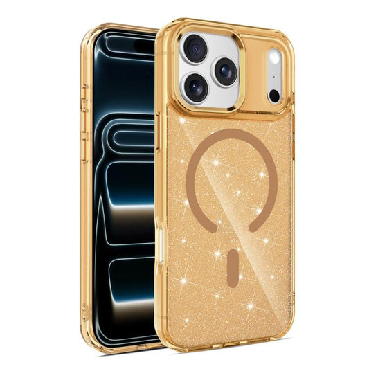 Luxury Glitter TPU + PC Magnetic Phone Case, For iPhone 17 Pro Max, For iPhone 17 Pro, For iPhone 17, For iPhone Air