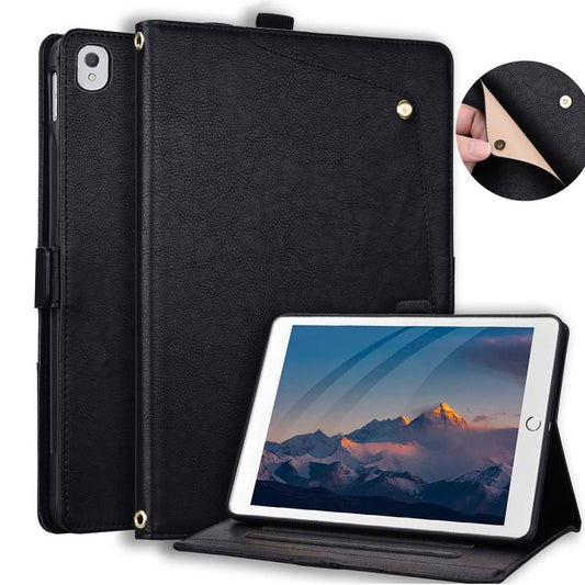 Front Pocket Business Vegan Leather Smart Tablet Case, For iPad 10.2 2021 / 10.5 2019