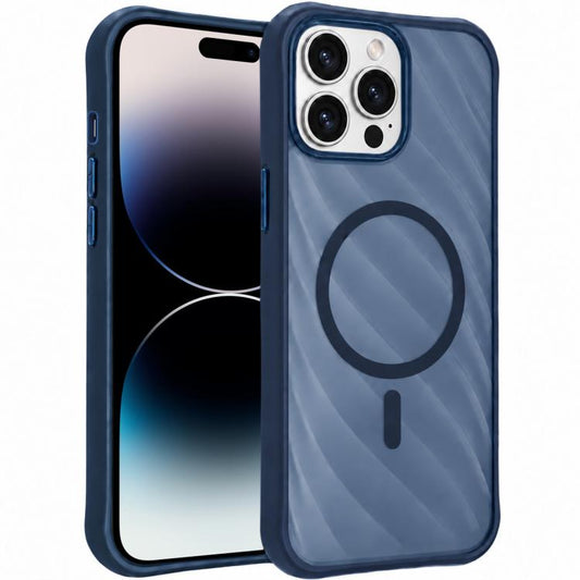 Colorful Skin-Feel Semi-Transparent Frosted Magnetic Phone Case, For iPhone 14 Pro, For iPhone 14 Pro Max