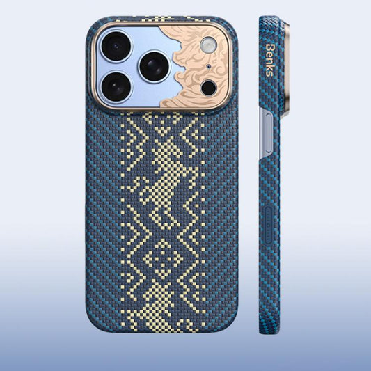 Benks Color Shield C1 Classic Kevlar Knight Series Magnetic Phone Case, For iPhone 18 / 17
