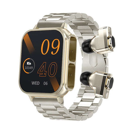 Earphone Watch Two-in-one Sitting Heart Rate Health Monitoring Multi-sport Mode Smart Watch