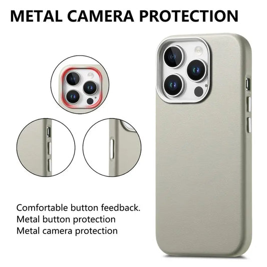 Electroplated Metal Button MagSafe Phone Case, For iPhone 15 Pro, For iPhone 15 Plus, For iPhone 15
