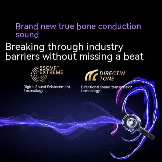 GW1 Bone Conduction Clip-on Wireless Bluetooth Headset