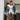 Knitted Patchwork Wide Turn-Down Collar Denim Jacket