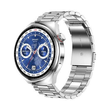 LEMFO LF38 1.6 inch IPS Screen Steel Strap Smart Watch Supports Blood Oxygen Monitoring(Silver) - UTrano