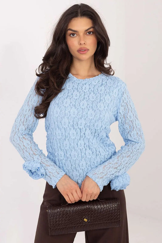Lace blouse model 222454 Italy Moda