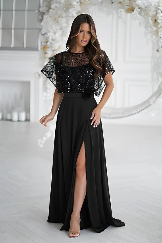 Long dress model 219685 Bicotone
