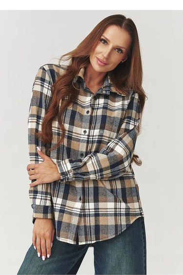 Long sleeve shirt model 219732 Makadamia