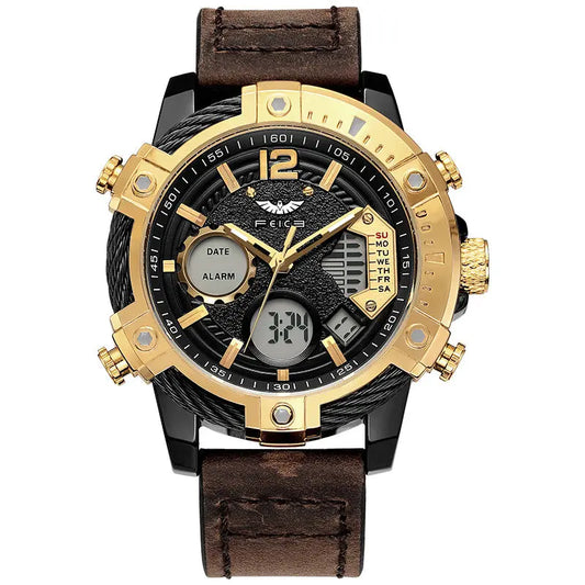 Luminous Waterproof Large Dial Quartz Watch Utrano