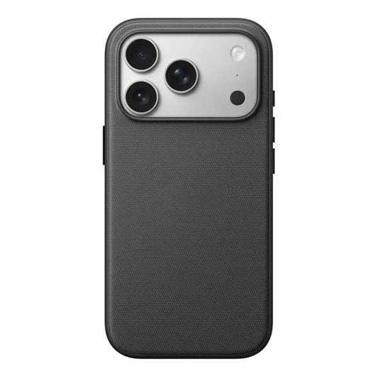 Official Tech Fabric Texture Side-Stick TPU Magnetic Phone Case, No AI Camera Button, For iPhone 17 Pro Max, For iPhone 17 Pro, For iPhone 17, For iPhone Air