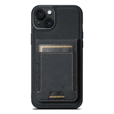Suteni H17 Litchi Texture Leather MagSafe Detachable Wallet Phone Case, For iPhone 15, For iPhone 14 Plus, For iPhone 14, For iPhone 14 Pro, For iPhone 14 Pro Max, For iPhone 13 Pro Max