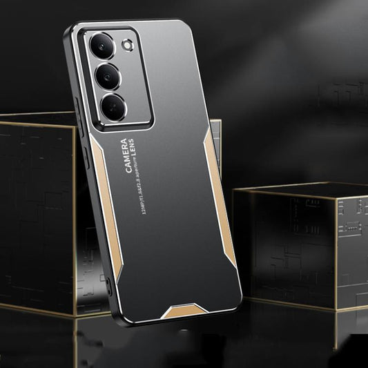 Blade Series TPU Hybrid Metal Phone Case, For Realme 14x, For Realme Neo7, For Realme V60 Pro, For Realme GT7 Pro, For Realme 13 Pro, For Realme 13 Pro+