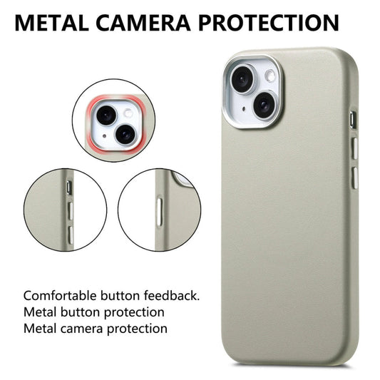 Electroplated Metal Button MagSafe Phone Case, For iPhone 14 Plus, For iPhone 14, For iPhone 14 Pro