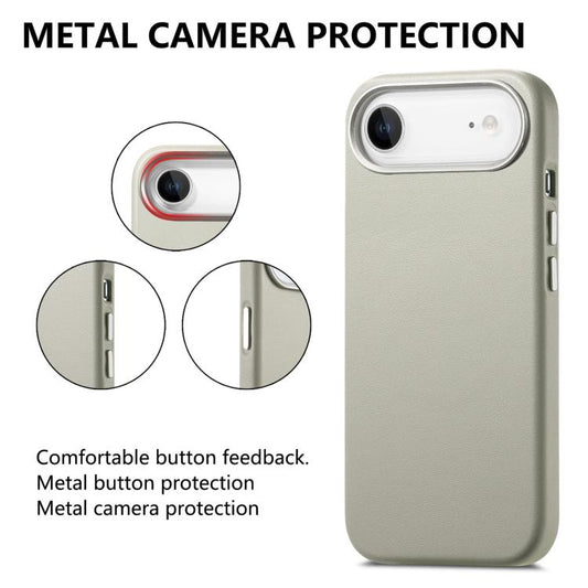 Electroplated Metal Button MagSafe Phone Case, For iPhone Air, For iPhone 16 Pro Max, For iPhone 16 Pro