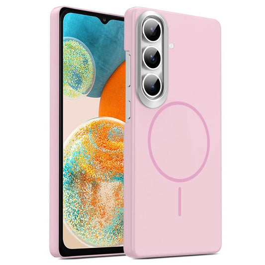 Gold Armor PC Thin Circle MagSafe Shockproof Phone Case, For Samsung Galaxy A24 4G, For Samsung Galaxy A34 5G