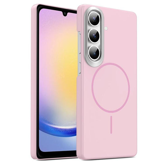 Gold Armor PC Thin Circle MagSafe Shockproof Phone Case, For Samsung Galaxy A25 5G, For Samsung Galaxy S23 FE 5G