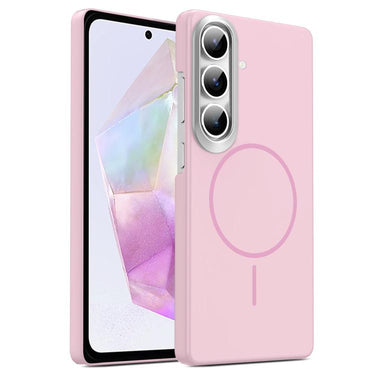 Gold Armor PC Thin Circle MagSafe Shockproof Phone Case, For Samsung Galaxy A35 5G, For Samsung Galaxy S24 Ultra 5G